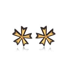 22k Gold Shiuli Phool Ear Ring