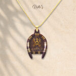 Gold Coconut Shell Kulo Style Pendant