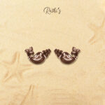 Shankh Shaped Coconut Shell Earring